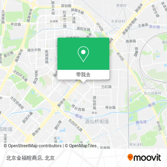 北京金福暄商店地图