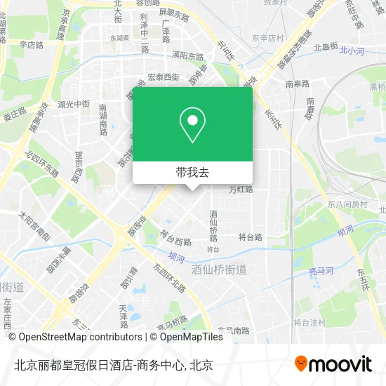 北京丽都皇冠假日酒店-商务中心地图