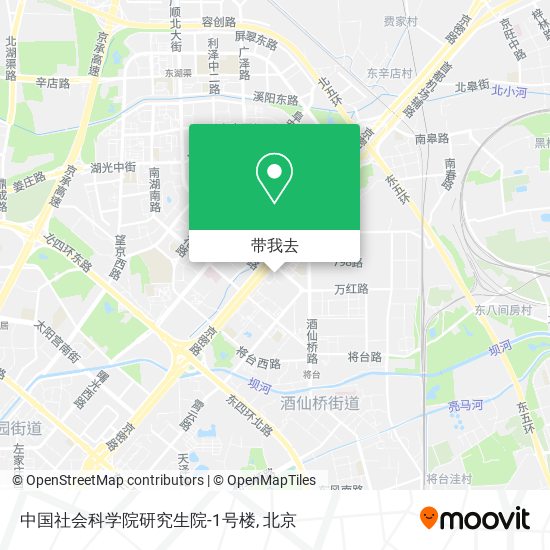 中国社会科学院研究生院-1号楼地图