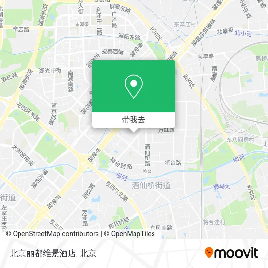 北京丽都维景酒店地图