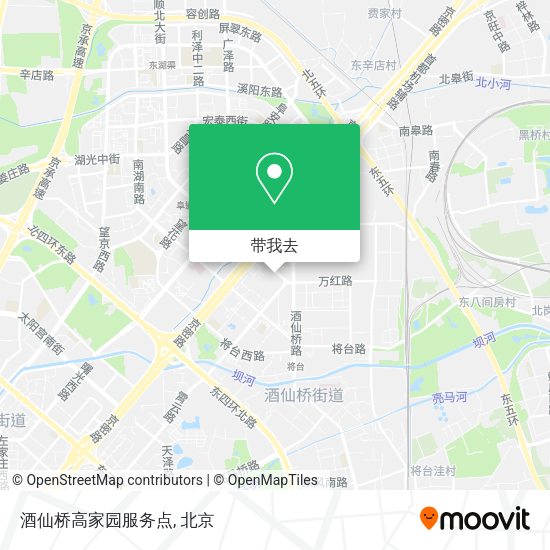 酒仙桥高家园服务点地图