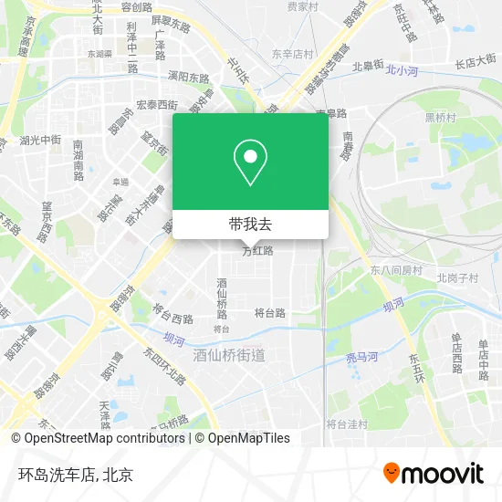 环岛洗车店地图