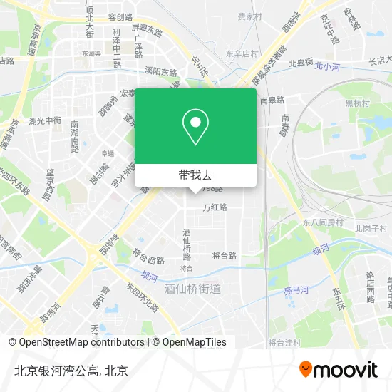 北京银河湾公寓地图