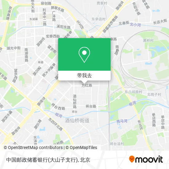 中国邮政储蓄银行(大山子支行)地图