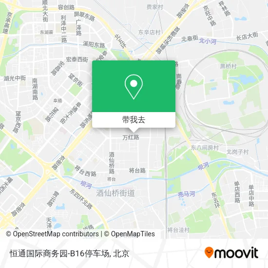 恒通国际商务园-B16停车场地图