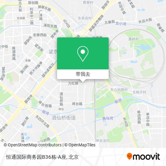 恒通国际商务园B36栋-A座地图