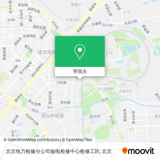 北京电力检修分公司输电检修中心检修工区地图