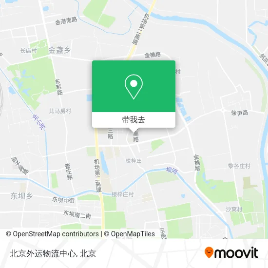 北京外运物流中心地图