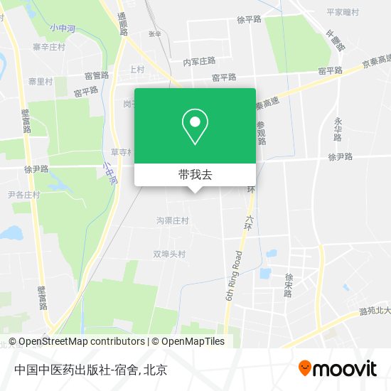 中国中医药出版社-宿舍地图