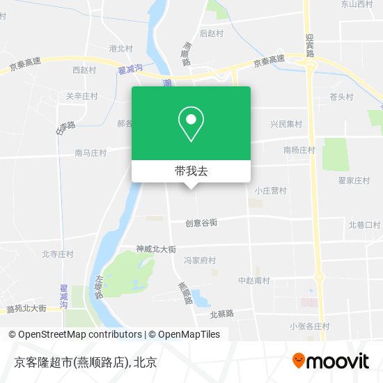 京客隆超市(燕顺路店)地图