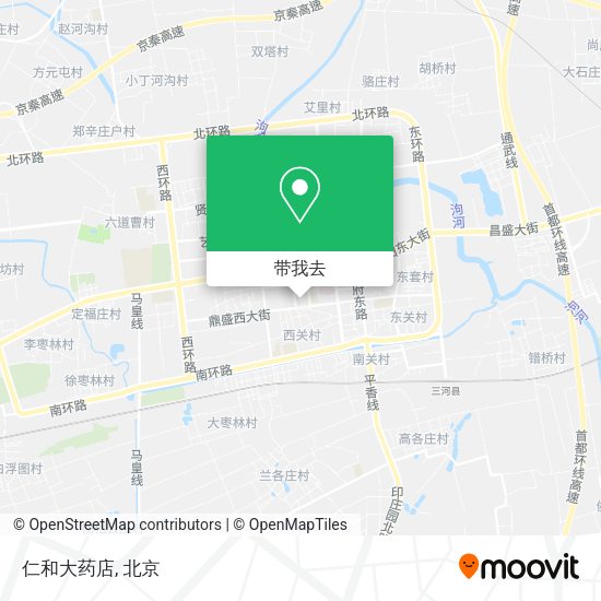 仁和大药店地图