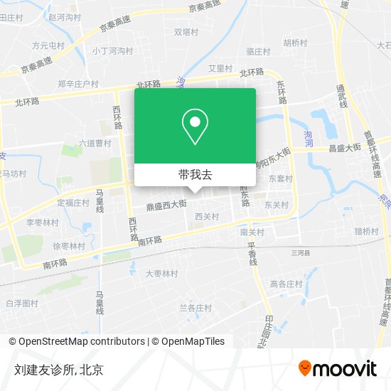 刘建友诊所地图