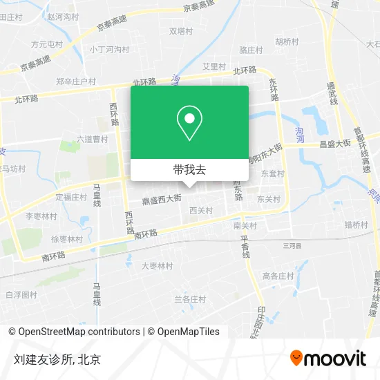 刘建友诊所地图