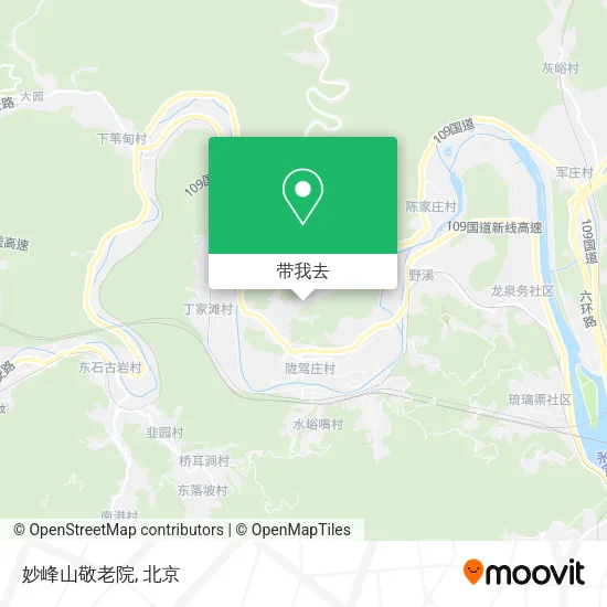 妙峰山敬老院地图