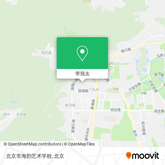 北京市海韵艺术学校地图
