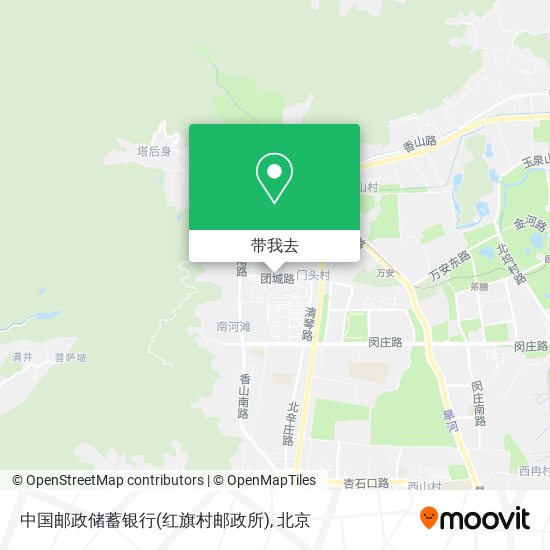 中国邮政储蓄银行(红旗村邮政所)地图