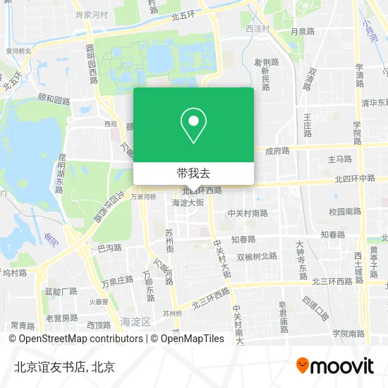 北京谊友书店地图