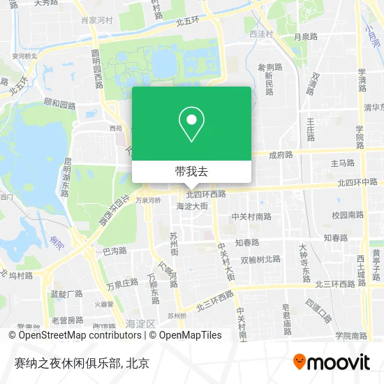 赛纳之夜休闲俱乐部地图