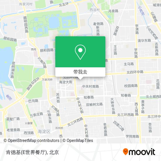 肯德基(E世界餐厅)地图