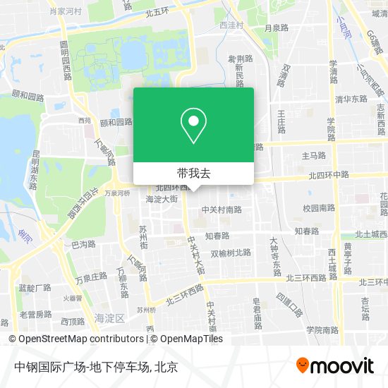 中钢国际广场-地下停车场地图