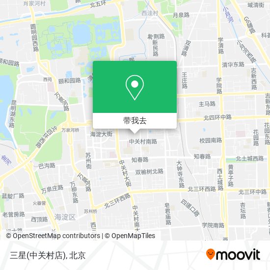 三星(中关村店)地图