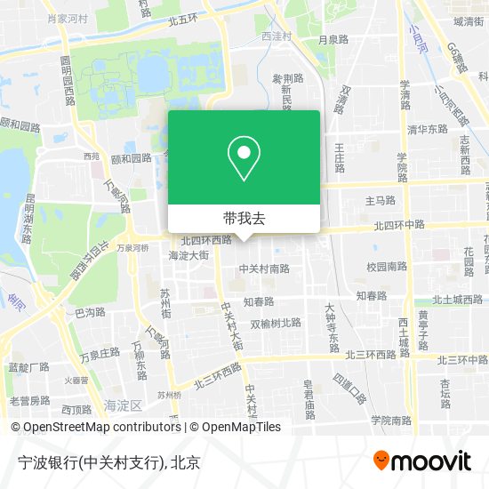宁波银行(中关村支行)地图