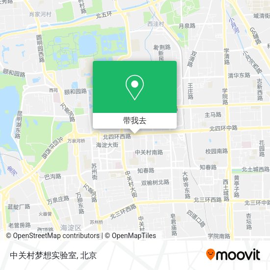 中关村梦想实验室地图