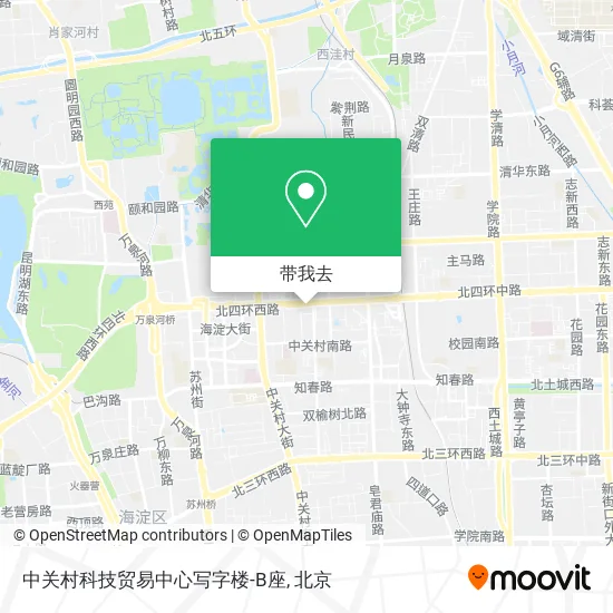 中关村科技贸易中心写字楼-B座地图
