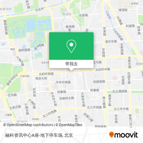 融科资讯中心A座-地下停车场地图