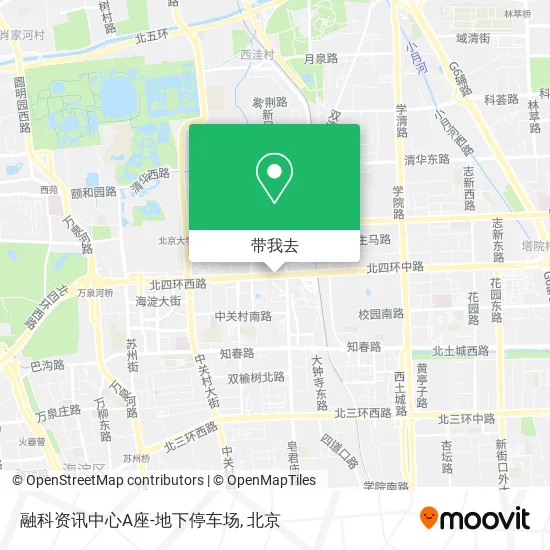 融科资讯中心A座-地下停车场地图