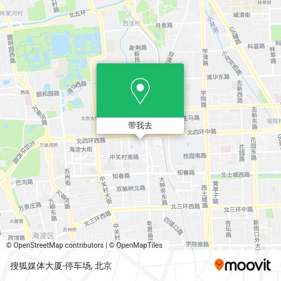 搜狐媒体大厦-停车场地图