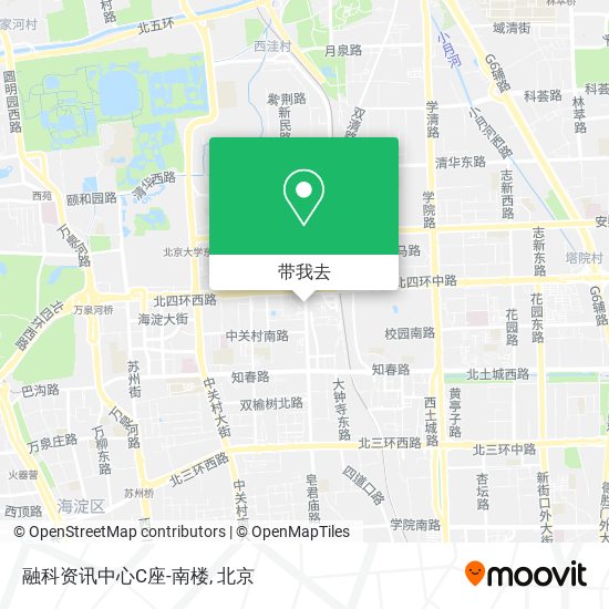 融科资讯中心C座-南楼地图