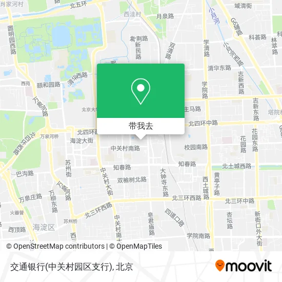 交通银行(中关村园区支行)地图