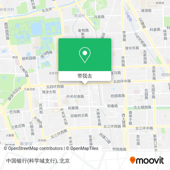 中国银行(科学城支行)地图