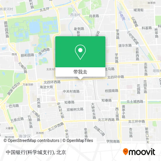 中国银行(科学城支行)地图