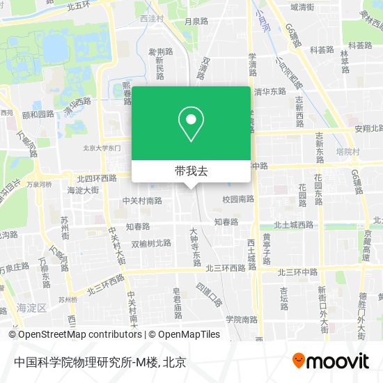 中国科学院物理研究所-M楼地图