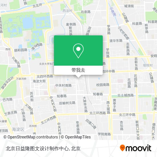 北京日益隆图文设计制作中心地图