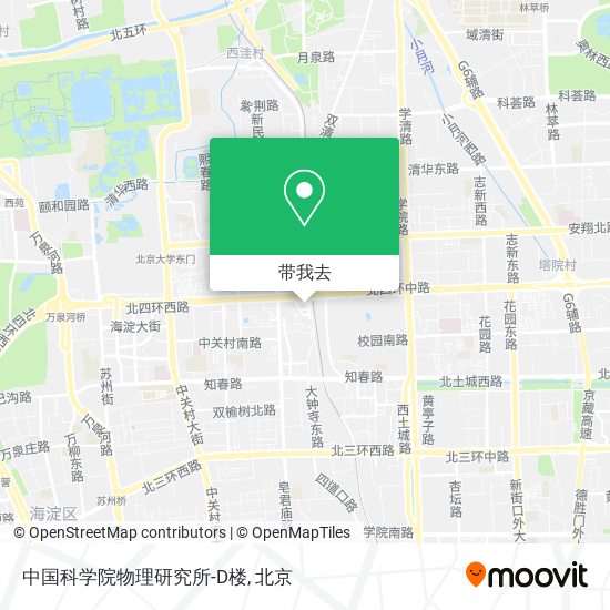 中国科学院物理研究所-D楼地图