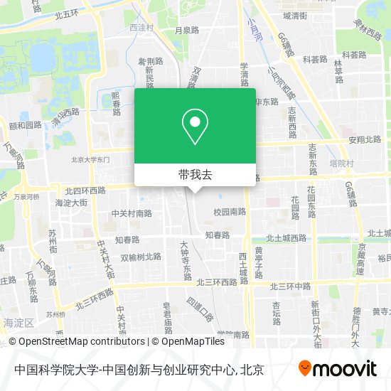 中国科学院大学-中国创新与创业研究中心地图