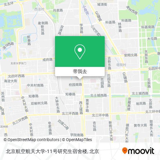 北京航空航天大学-11号研究生宿舍楼地图