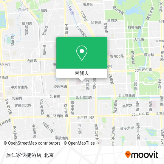 旅仁家快捷酒店地图