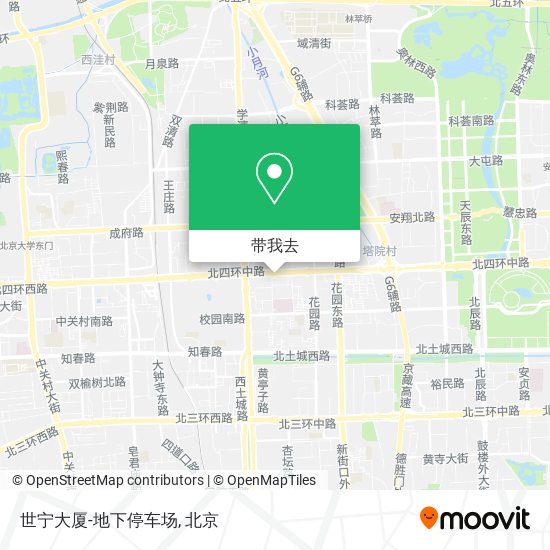 世宁大厦-地下停车场地图