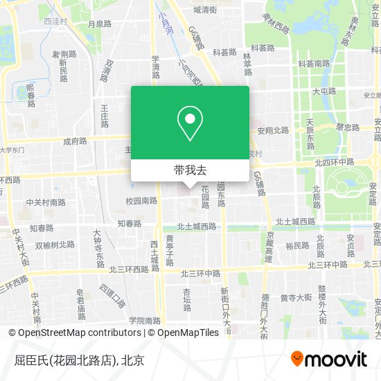 屈臣氏(花园北路店)地图