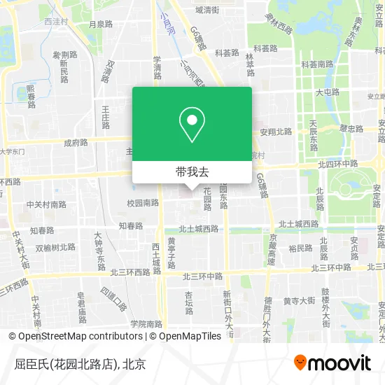屈臣氏(花园北路店)地图