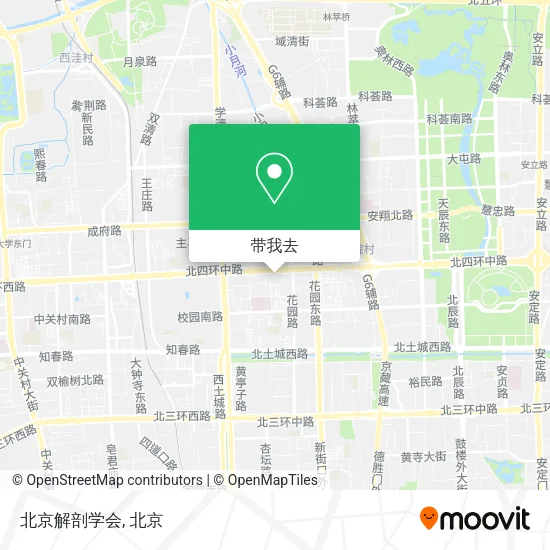 北京解剖学会地图
