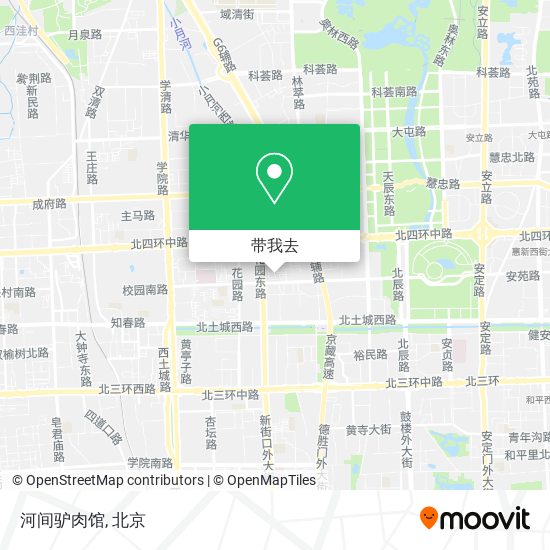河间驴肉馆地图