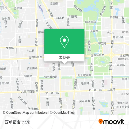 西单宿舍地图