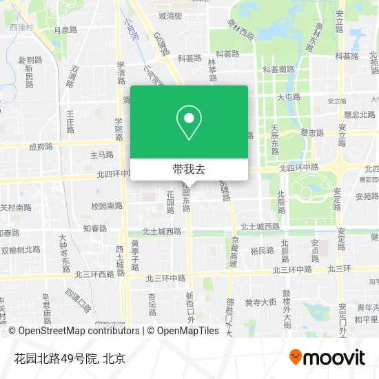 花园北路49号院地图