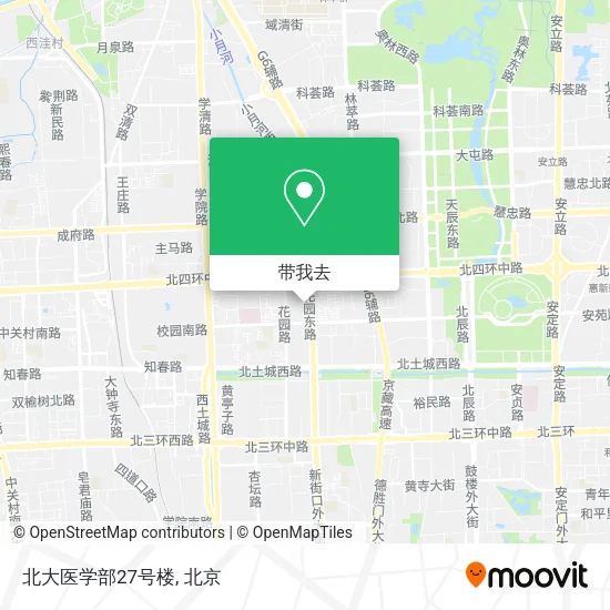 北大医学部27号楼地图
