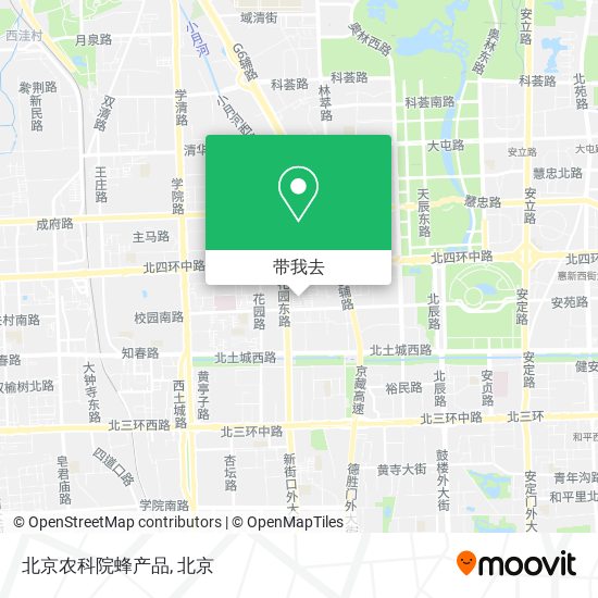 北京农科院蜂产品地图